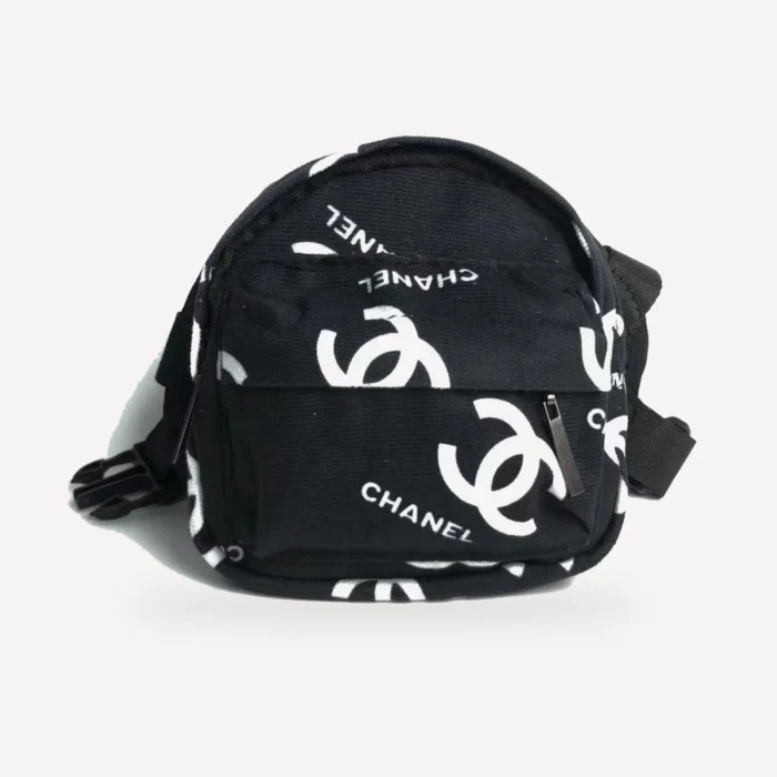 Logo Dog dog backpack inspired by Chanel
