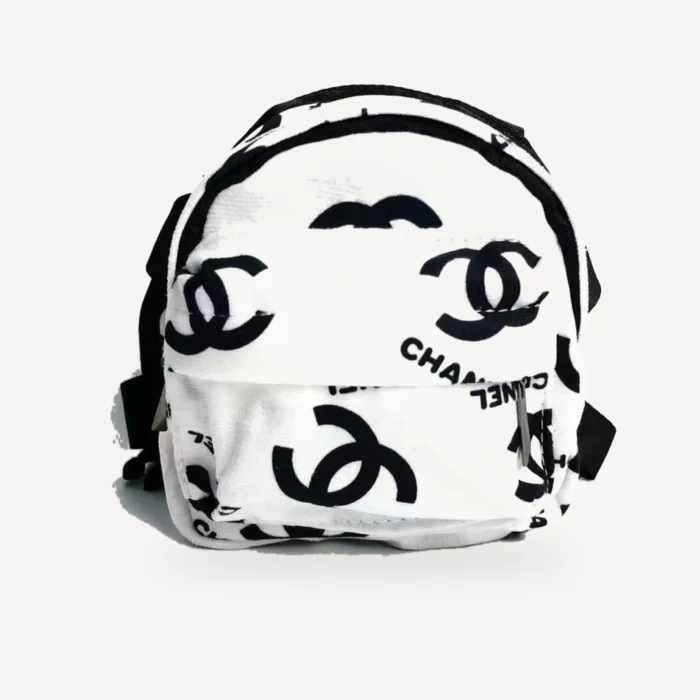Logo Dog dog backpack inspired by Chanel view 2