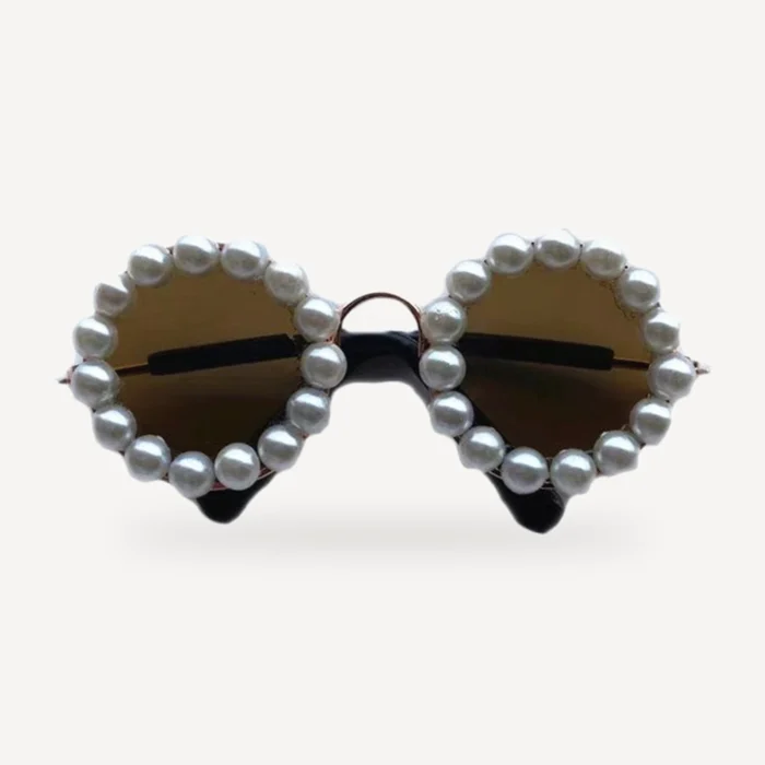 Pearl Sunglasses dog apparel inspired by Chanel view 3