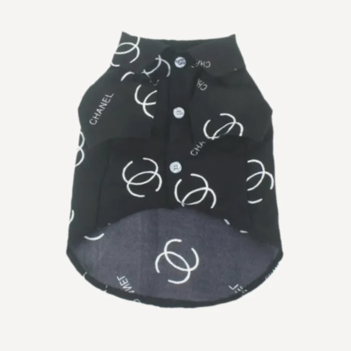 Polo dog shirt inspired by Chanel view 2