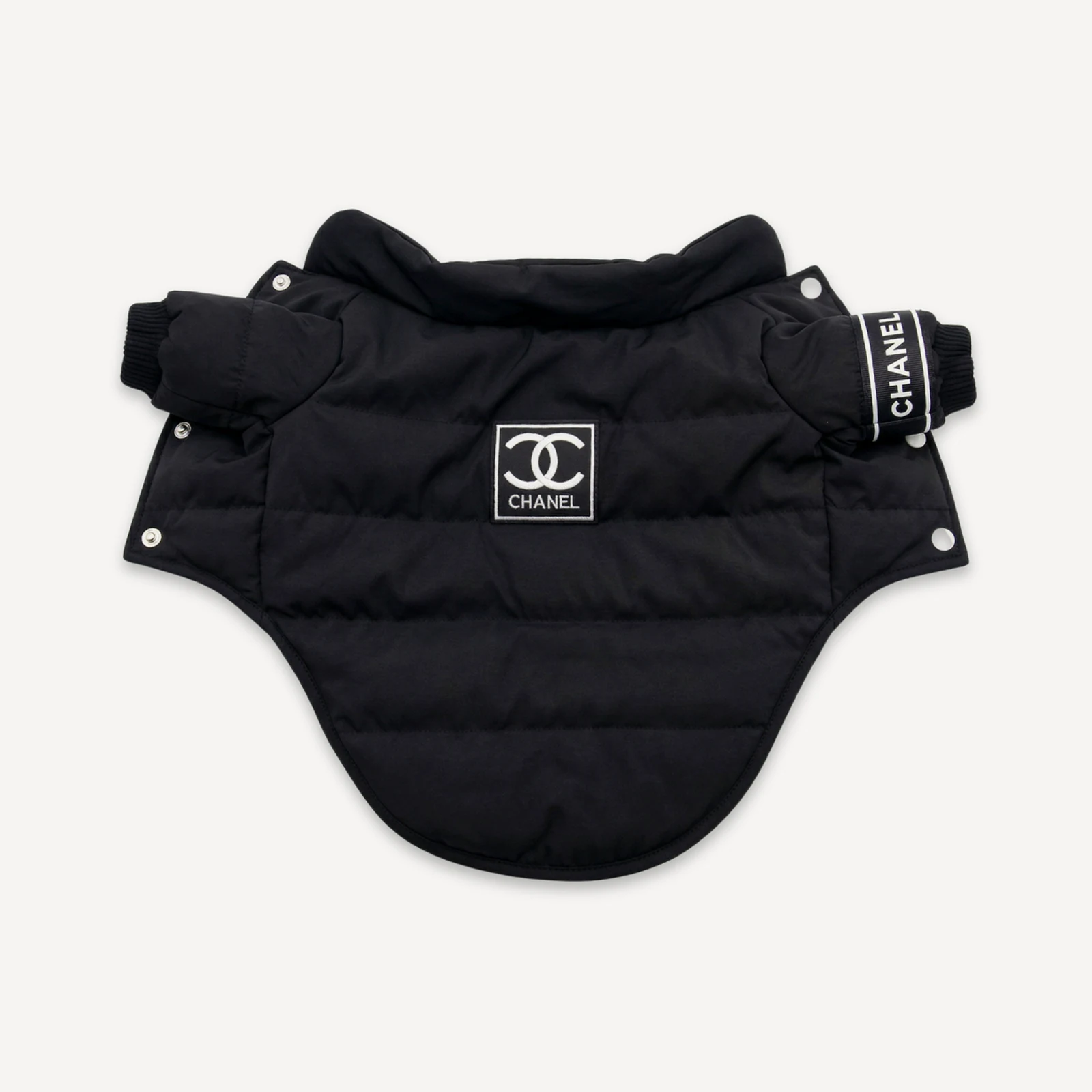 Quilted Puffer dog vest inspired by Chanel view 7