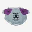 Varsity Bomber dog jacket inspired by Chanel view 4