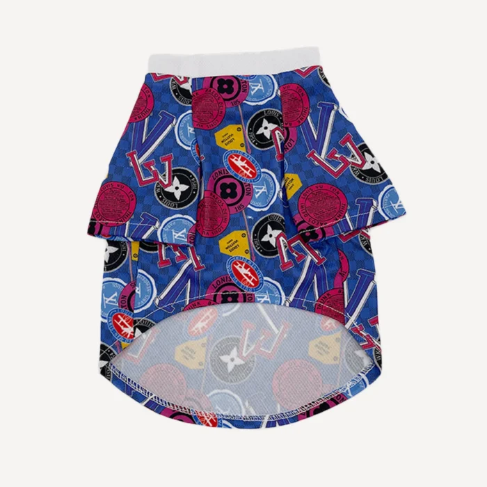 All Over dog tee inspired by Louis Vuitton view 4
