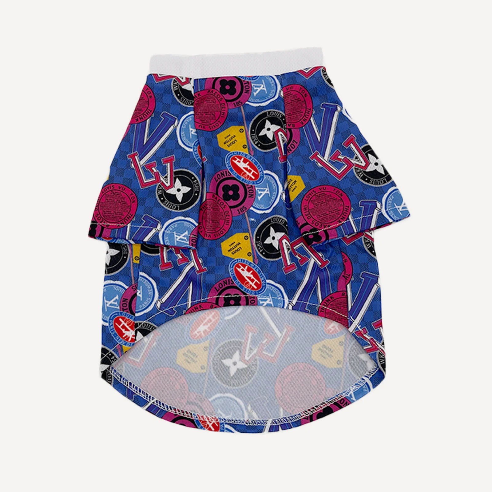 All Over dog tee inspired by Louis Vuitton view 4