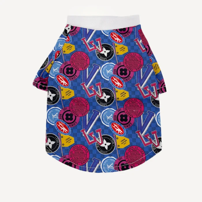 All Over dog tee inspired by Louis Vuitton view 5