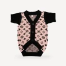 Button dog cardigan inspired by Louis Vuitton view 3