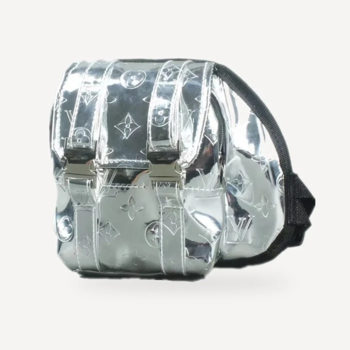 Clear Dog dog backpack inspired by Louis Vuitton view 2