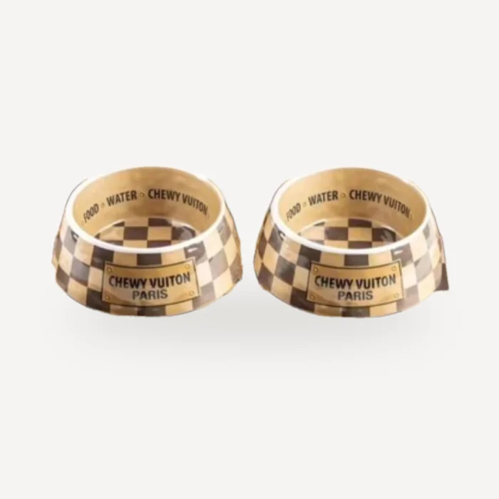 Chewy V Dining Set bowl and mat set
