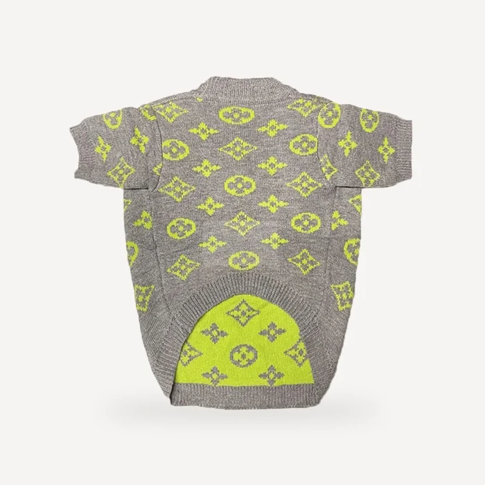 Essential dog sweater inspired by Louis Vuitton view 4