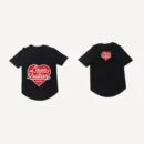 Heartfelt Cupid dog tee inspired by Louis Vuitton