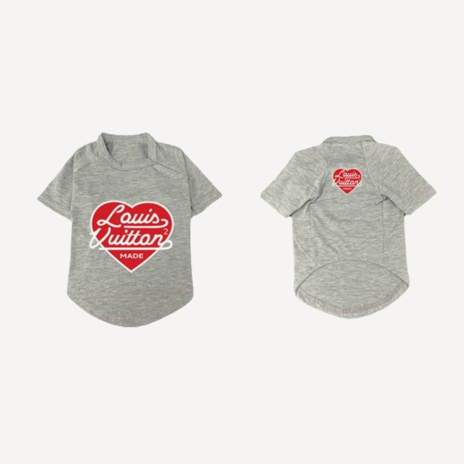 Heartfelt Cupid dog tee inspired by Louis Vuitton view 2