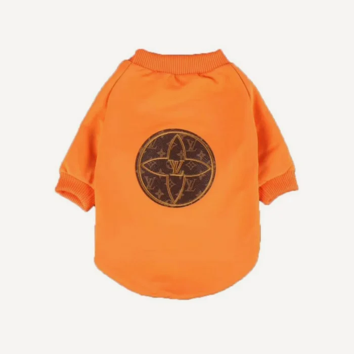 Icon dog sweatshirt inspired by Louis Vuitton view 3