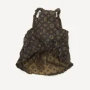 Monogram dog dress inspired by Louis Vuitton view 2