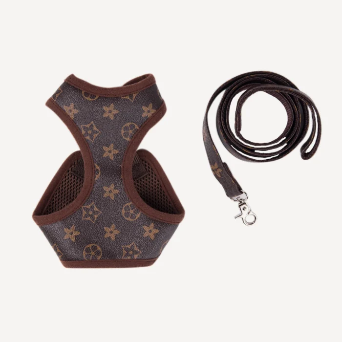 Monogram Harness dog leash inspired by Louis Vuitton view 2