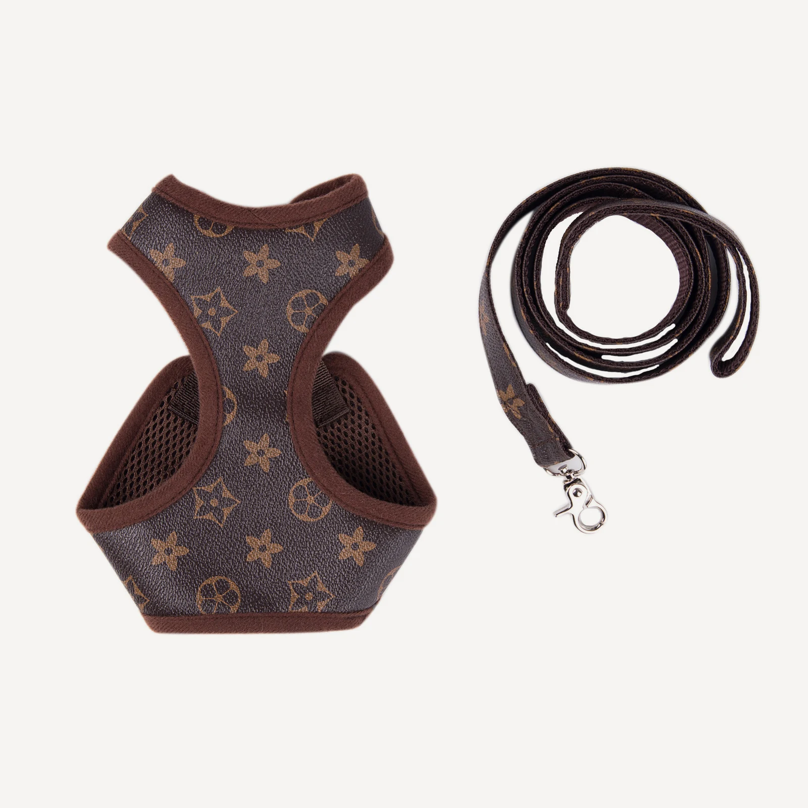 Monogram Harness dog leash inspired by Louis Vuitton view 2