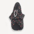 Monogram dog hoodie inspired by Louis Vuitton