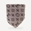 Monogram Triangle dog bandana inspired by Louis Vuitton view 6
