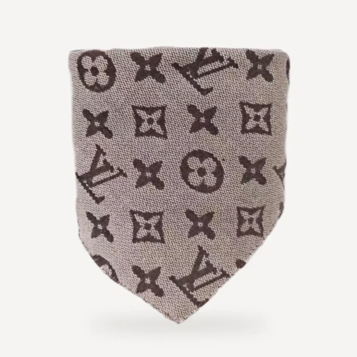 Monogram Triangle dog bandana inspired by Louis Vuitton view 6