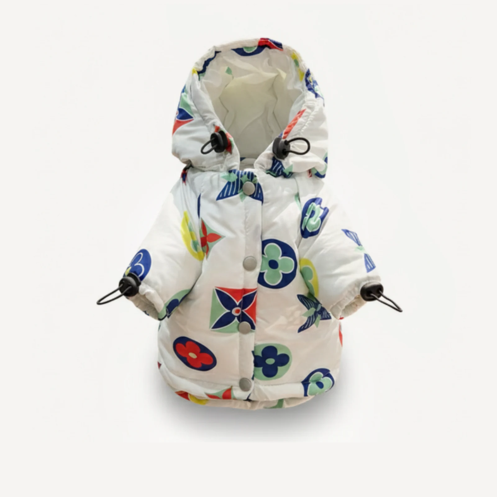 Multicolour Monogram dog jacket inspired by Louis Vuitton view 4