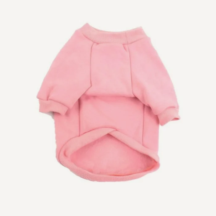 Pink dog sweatshirt inspired by Louis Vuitton view 2