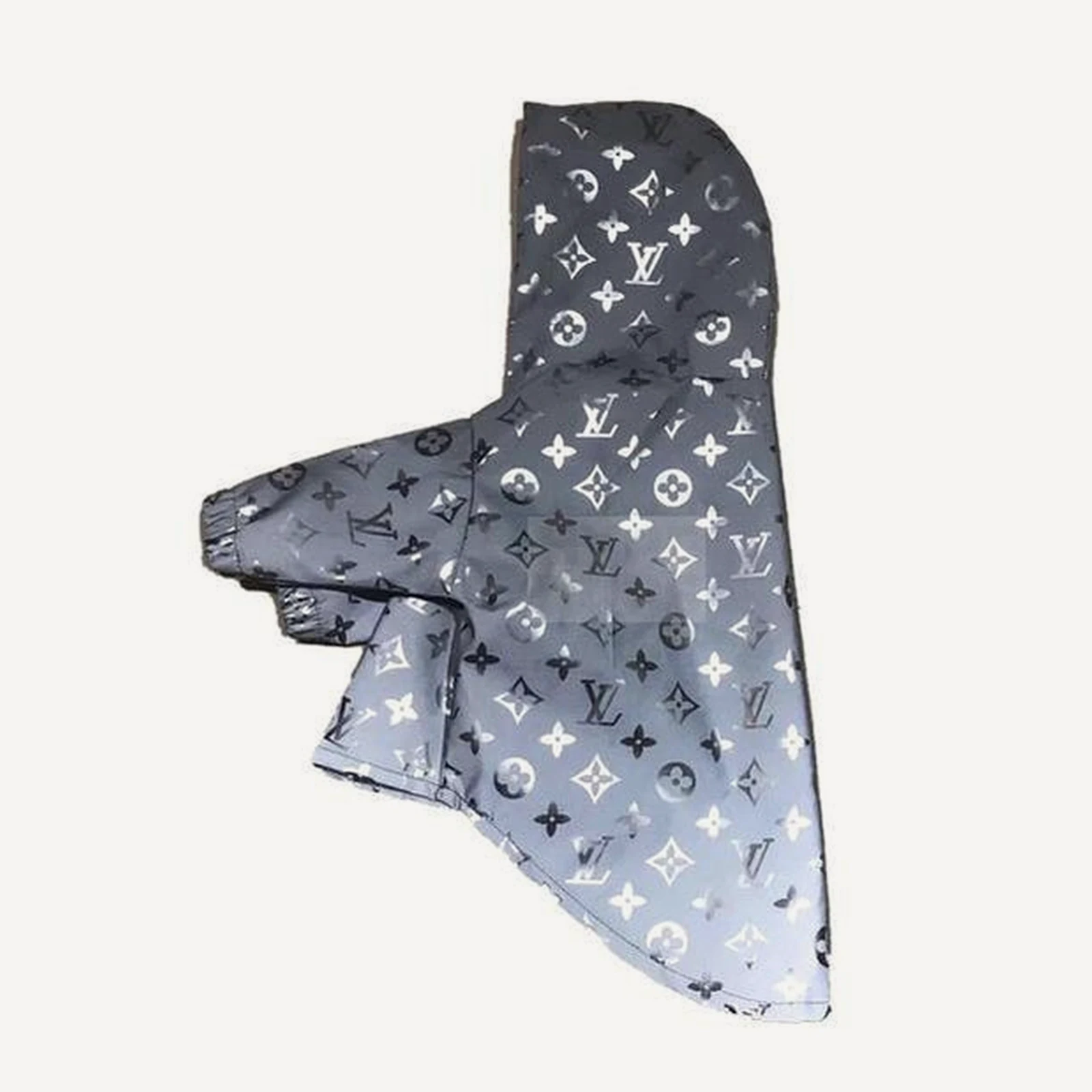 Reflective dog windbreaker inspired by Louis Vuitton view 5