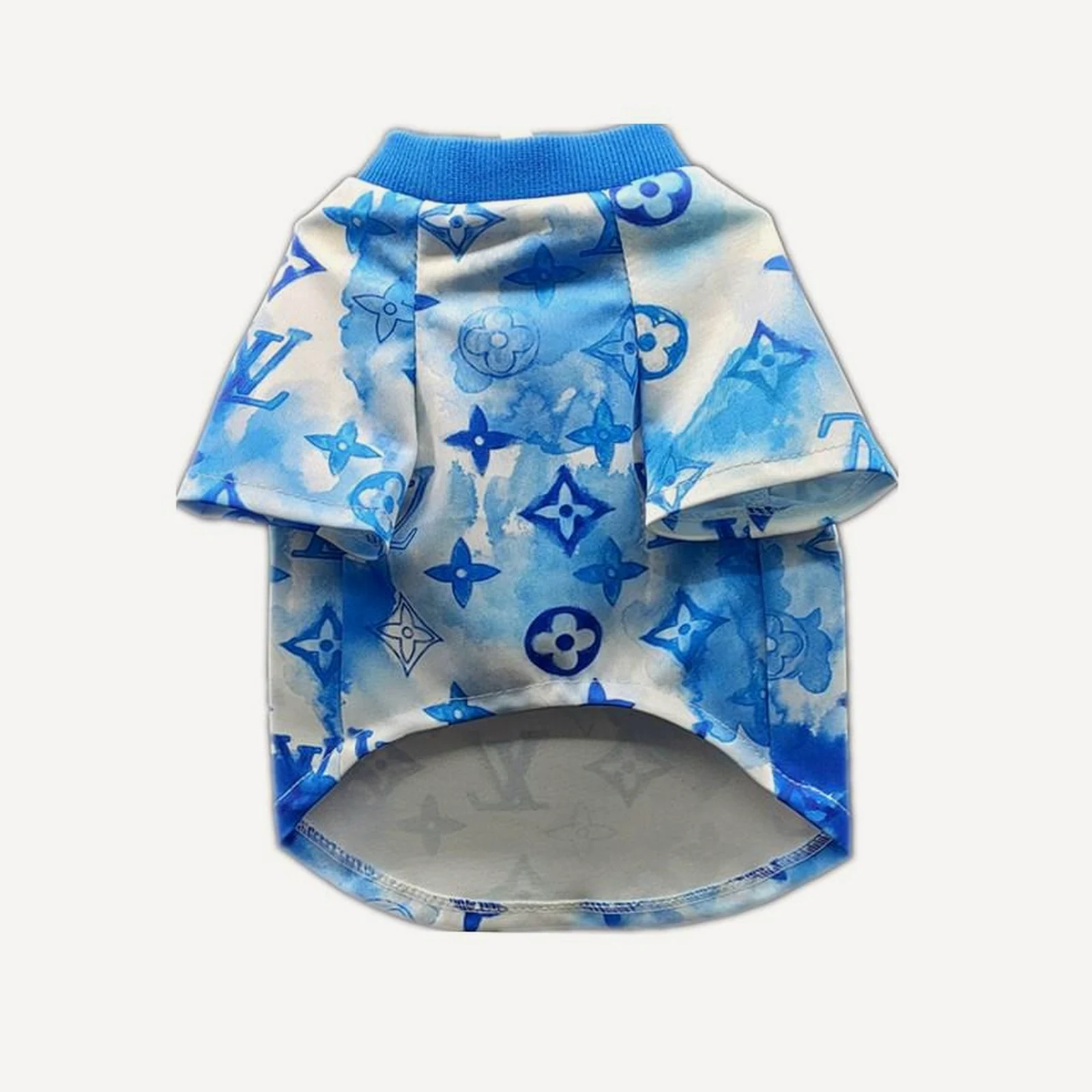 Watercolor dog tee inspired by Louis Vuitton view 9