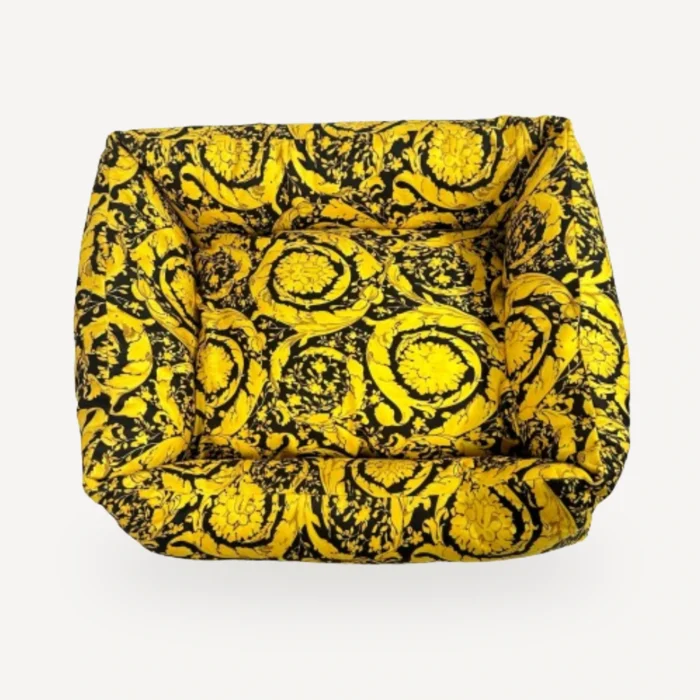 Couture Floral Dog dog bed view 2