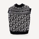 Archive dog sweater inspired by Dior view 4