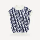 Classic dog sweater inspired by Dior view 4