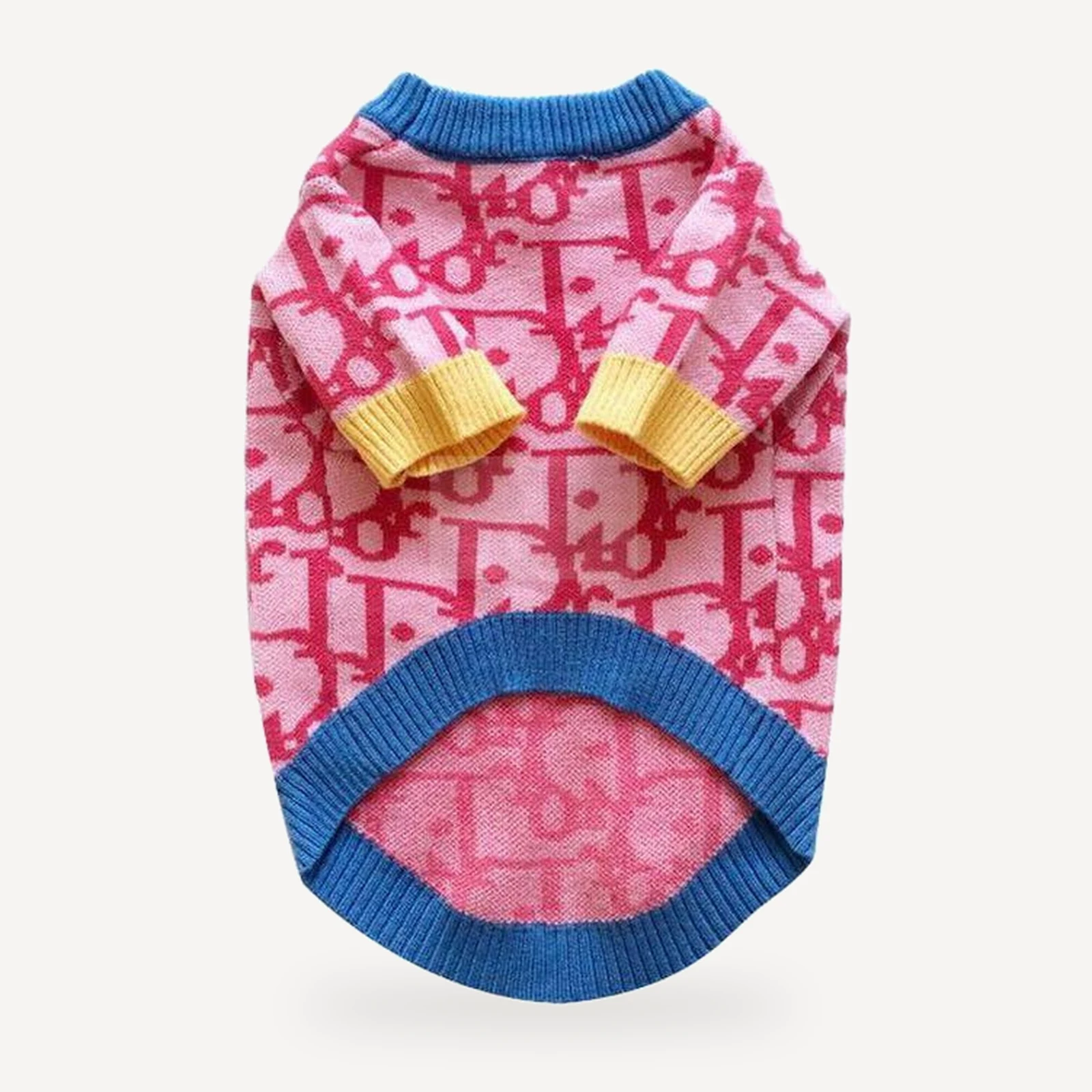 Colorway dog sweater inspired by Dior view 5