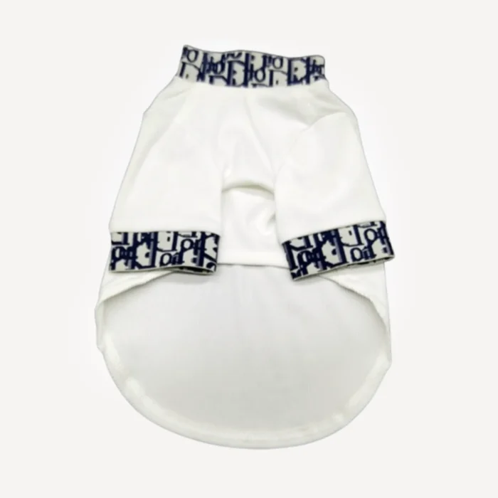 Dainty dog vest inspired by Dior view 2