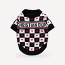 Hearts dog sweater inspired by Dior view 6