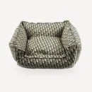 Monogram dog bed inspired by Dior