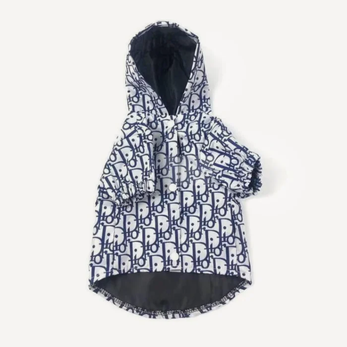 Monogram dog windbreaker inspired by Dior view 3