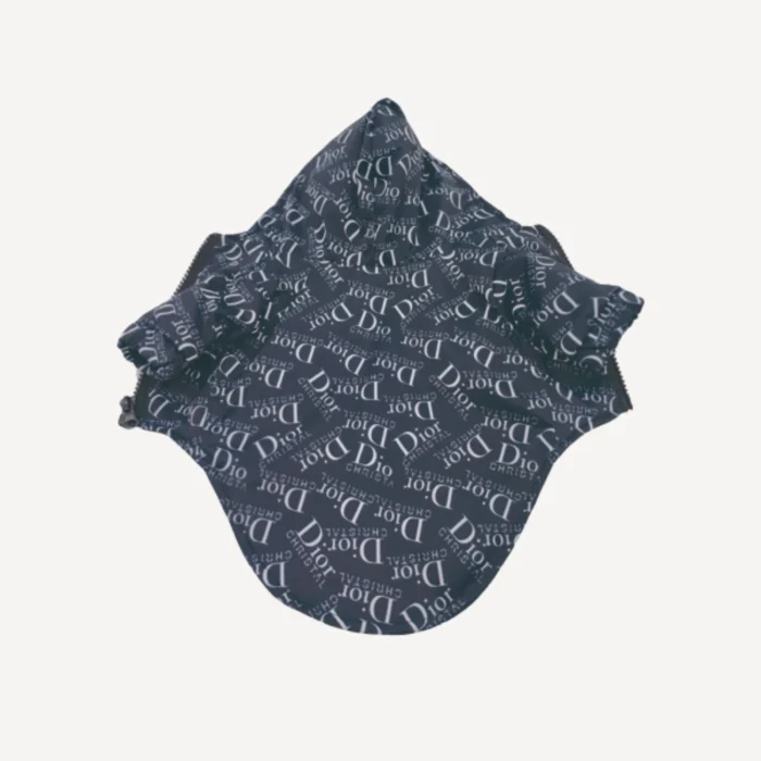 Oblique Hooded dog jacket inspired by Dior view 5