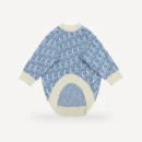Oblique Knit dog sweater inspired by Dior view 3
