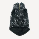 Oblique dog vest inspired by Dior view 2