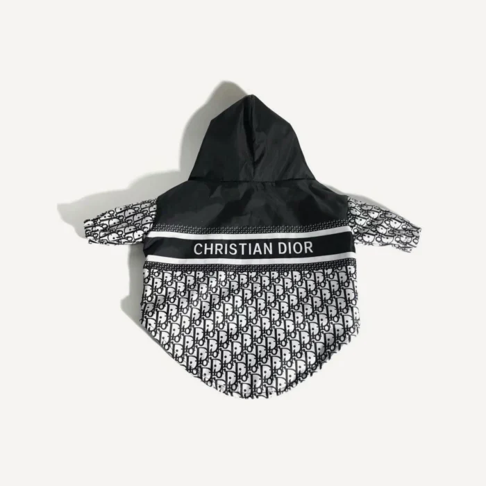 Oblique dog windbreaker inspired by Dior view 2