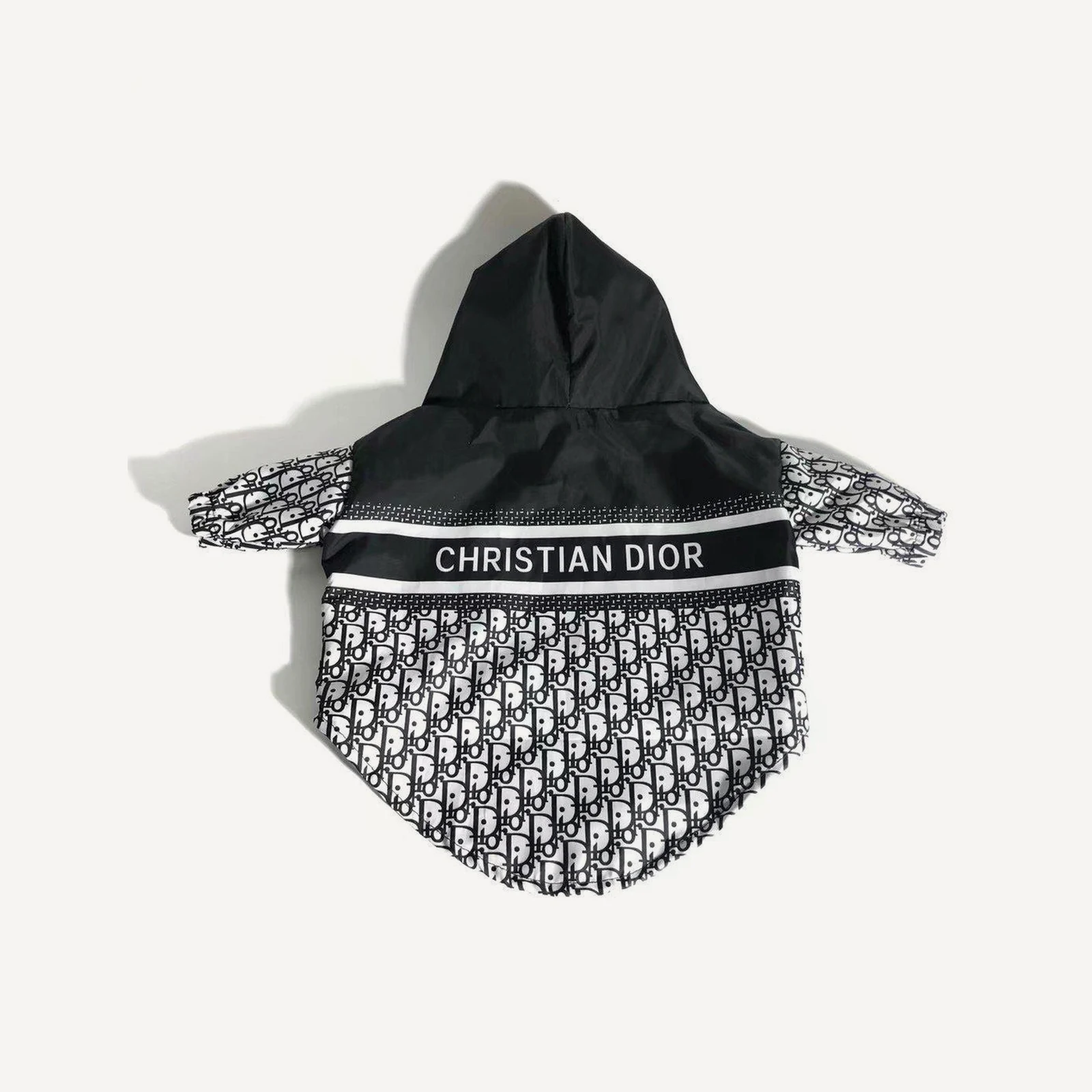 Oblique dog windbreaker inspired by Dior view 2