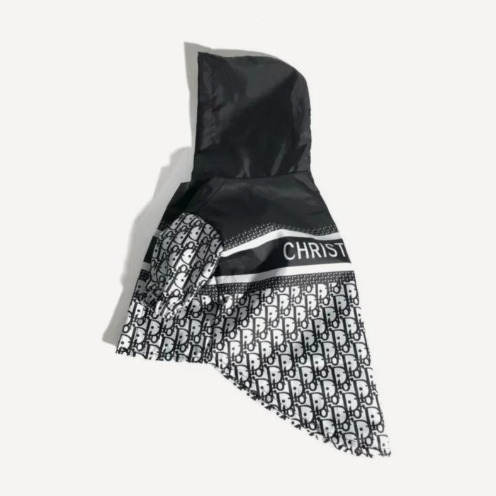 Oblique dog windbreaker inspired by Dior view 3