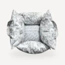 Dogior Plush Travel Bed in Grey