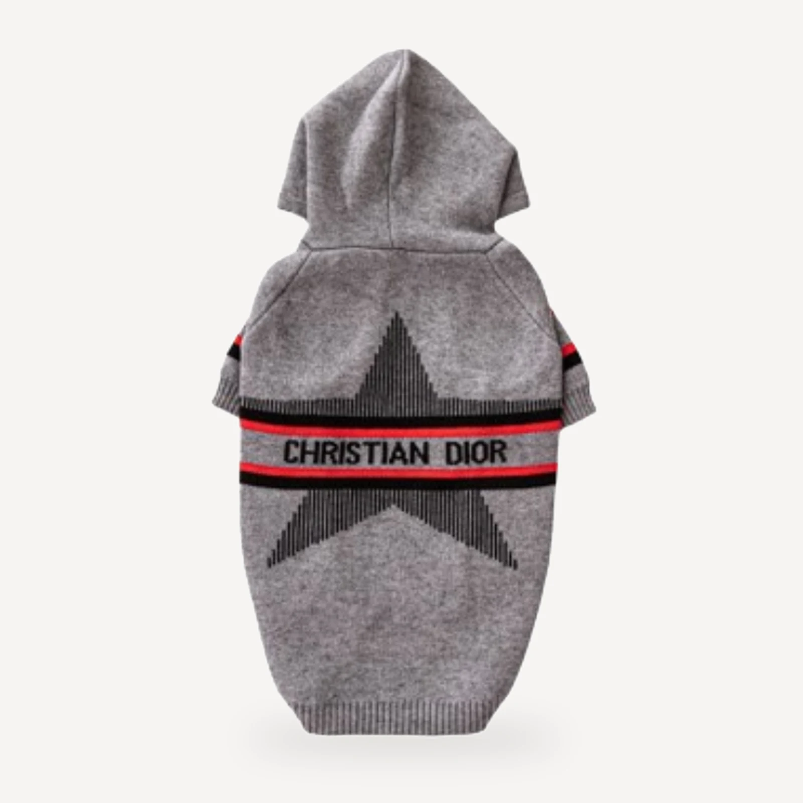 Star Knit dog sweater inspired by Dior view 2