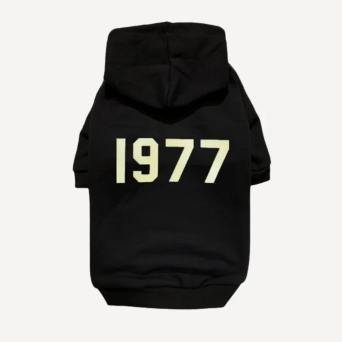 1977 dog hoodie inspired by Fear of God view 2