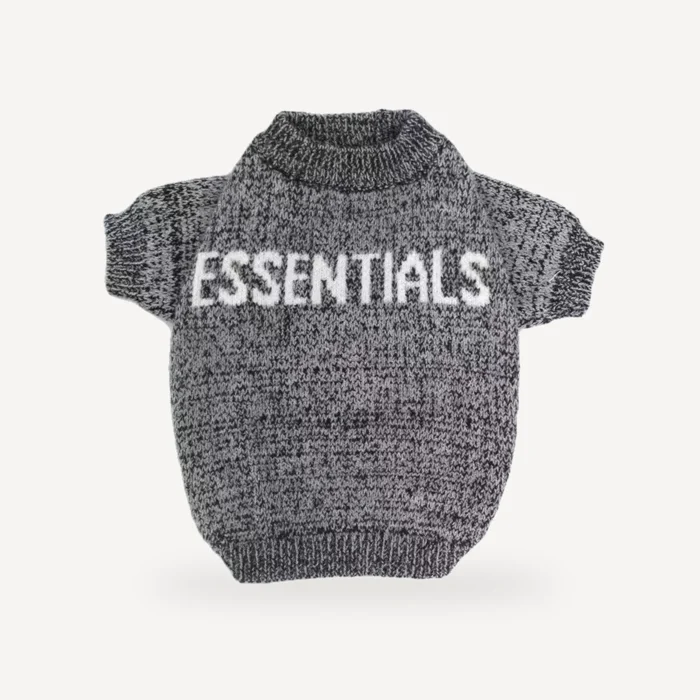 Essentials Knit dog set inspired by Fear of God view 2