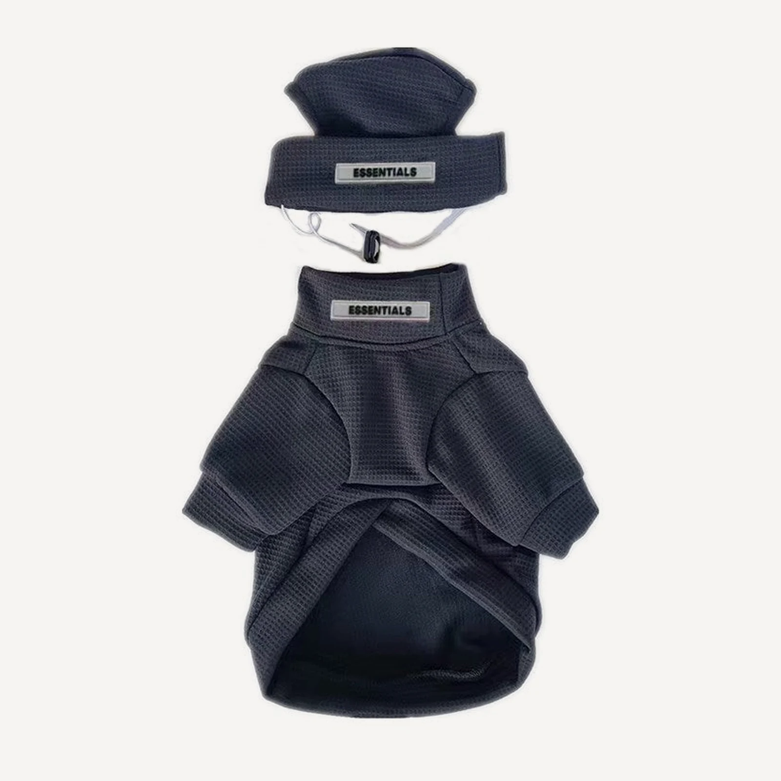 Sweatshirt dog hat inspired by Fear of God