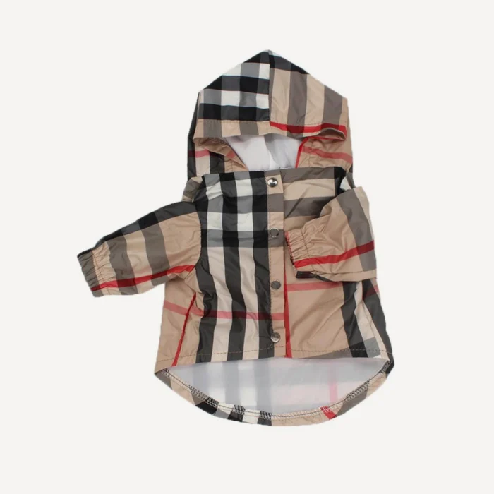 Furberry Monogram Windbreaker dog windbreaker, Burberry inspired