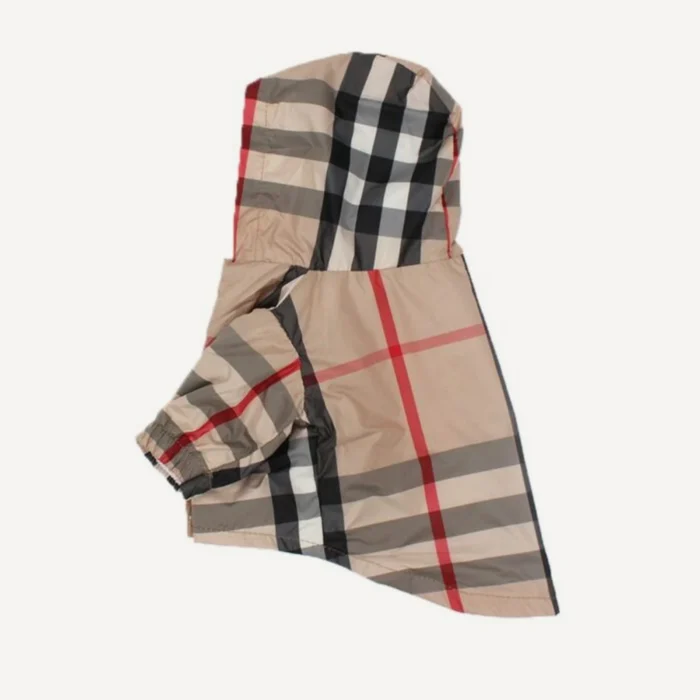 Furberry Monogram Windbreaker dog windbreaker, Burberry inspired