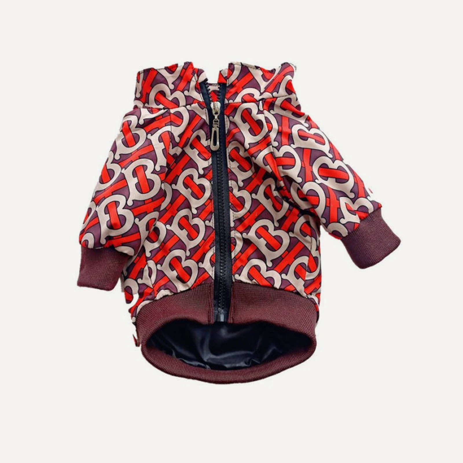 Tb Monogram dog hoodie inspired by Burberry view 6