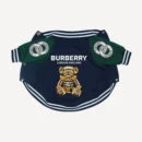 Teddy Bear Varsity dog jacket inspired by Burberry view 4