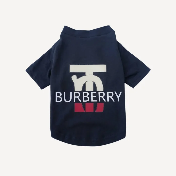 Wordmark dog tee inspired by Burberry view 3